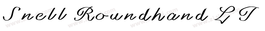 Snell Roundhand LT S字体转换